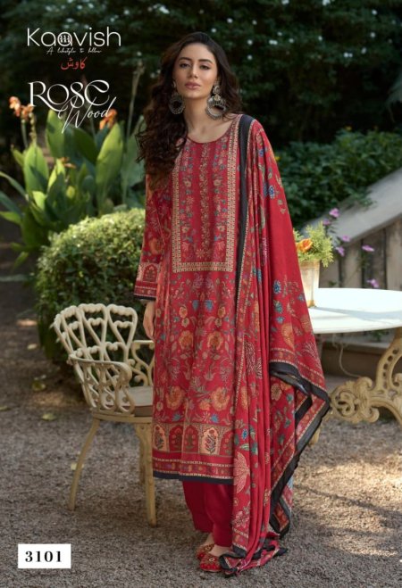 Rosewood By Kaavish Viscose Pashmina Dress Material